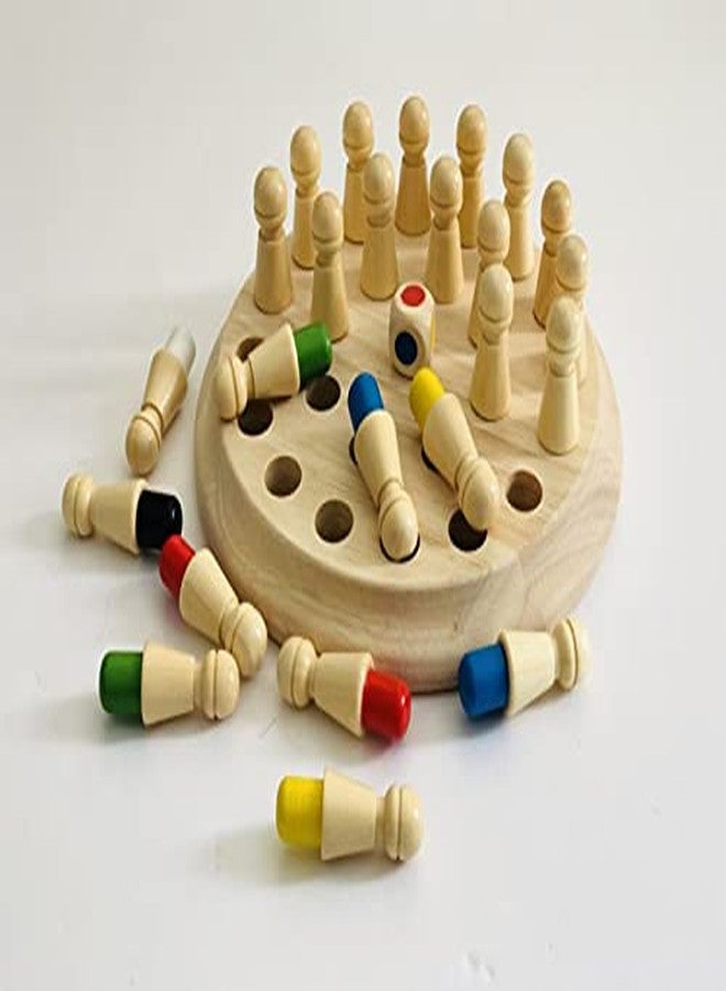 Mayatra's Wooden Memory Matchstick Chess Game, Multicolor Kids Intelligence Game I - Image 3